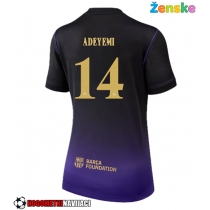 Ženske Nogometnih dresov Barcelona Karim Adeyemi #14 Gostujoči 2026-27 Kratki rokavi